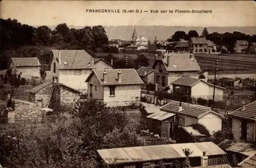 Ak Franconville Val d'Oise, Blick auf Plessis Bouchard