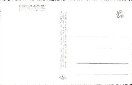 Ak Hohenpeißenberg Peißenberg Oberbayern, Panorama, Berggasthof Bayr. Rigi