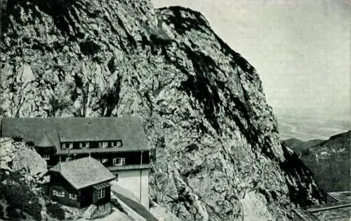 Ak Brannenburg in Oberbayern, Station Aipl der Wendelsteinbahn, Ausgangsstation