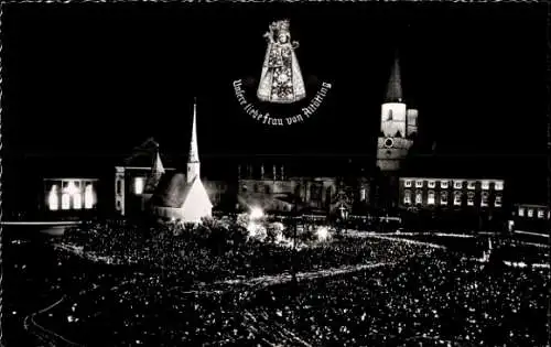 Ak Altötting in Oberbayern, Wallfahrtsort, Lichterprozession