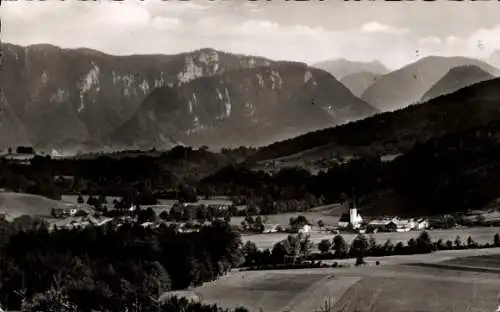 Ak Hammer Siegsdorf in Oberbayern, Panorama, Deutsche Alpenstraße, Watzmann, Reiteralpe