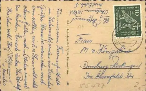 Ak Rennerod im Westerwald, Totalansicht