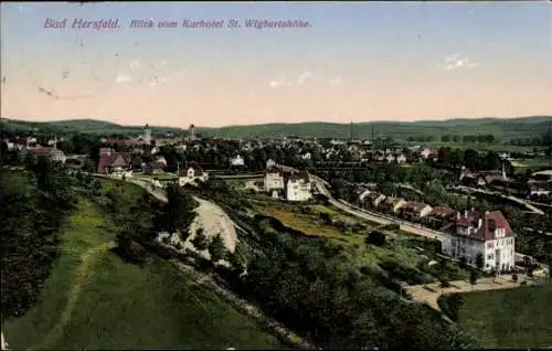 Ak Bad Hersfeld, Blick vom Kurhotel St. Wigbertshöhe