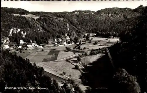 Ak Behringersmühle Gößweinstein in Oberfranken, Fränkische Schweiz, Totalansicht