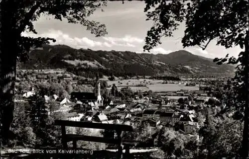 Ak Bad Tölz in Oberbayern, Blick vom Kalvarienberg gesehen