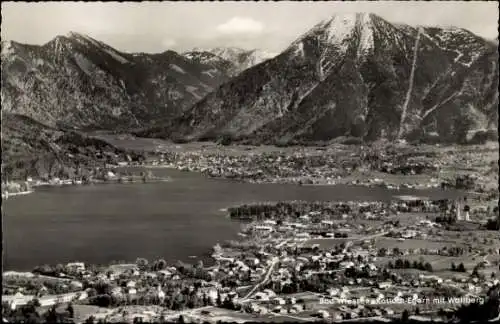 Ak Bad Wiessee in Oberbayern, Panorama, Rottach-Egern, Wallberg