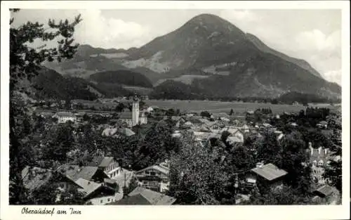 Ak Oberaudorf am Inn Oberbayern, Gesamtansicht