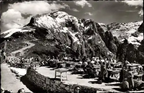 Ak Berchtesgaden in Oberbayern, Kehlsteinhaus, Terrasse