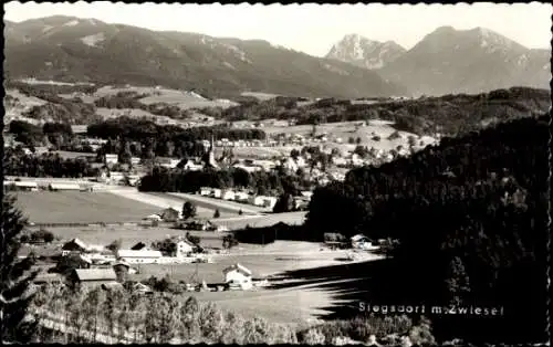 Foto Ak Siegsdorf in Oberbayern, Panorama, Zwiesel