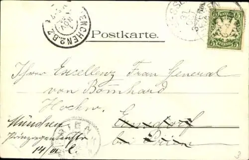 Ak Füssen im Allgäu, Schloss