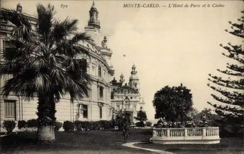 Ak Monte-Carlo Monaco, Hôtel de Paris und Casino