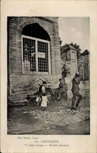 Ak Saloniki Griechenland, türkischer Brunnen