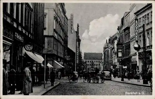 Ak Frankfurt an der Oder, Straßenpartie, Apotheke