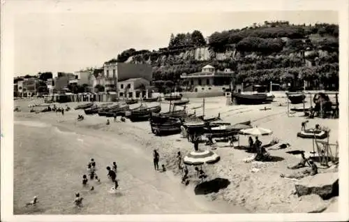 Ak Caldetas Caldes d’Estrac Katalonien Spanien, Strand