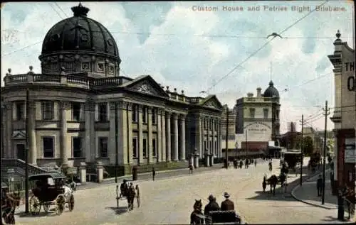 Ak Brisbane Queensland Australien, Custom House, Petries Bight