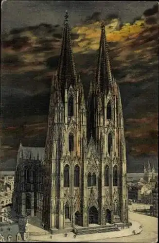 Set von 18 AK Kölner Dom