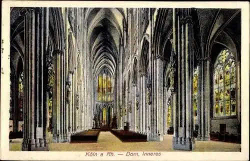 Set von 18 AK Kölner Dom