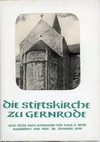 Set von 8 AK im Umschlag die Stiftskirche zu Gernrode