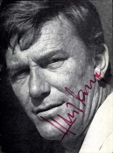 Ak Schauspieler Hellmut Lange, Autogramm, Portrait