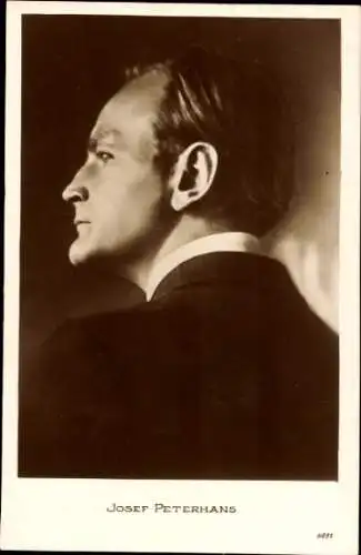 Ak Schauspieler Josef Peterhans, Portrait, Autogramm