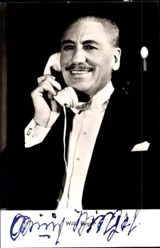 Ak Schauspieler Willy Birgel, Portrait, Telefon, Autogramm