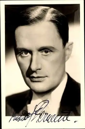 Ak Schauspieler Rudolf Fernau, Portrait, Autogramm