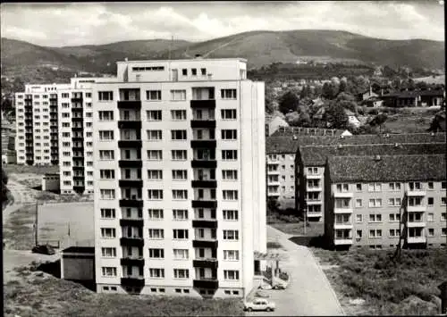 Ak Aue Suhl in Thüringen, Neubauten, Plattenbauten
