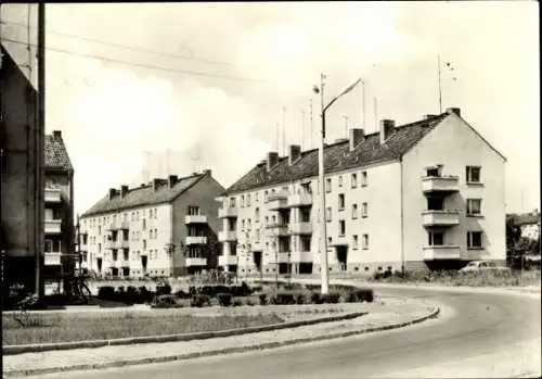 Ak Osterburg Altmark, Blick in die Karl Liebknecht Straße