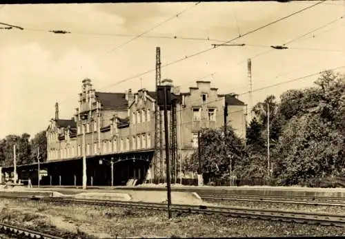 Ak Hohenstein Ernstthal in Sachsen, Bahnhof