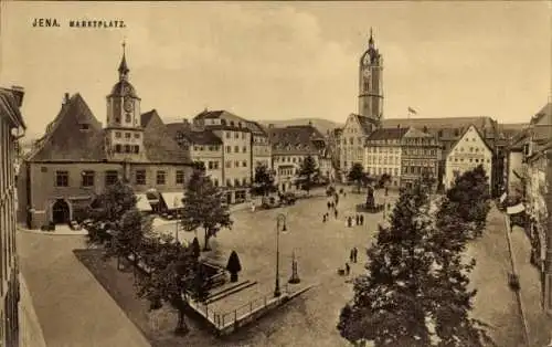 Ak Jena in Thüringen, Marktplatz