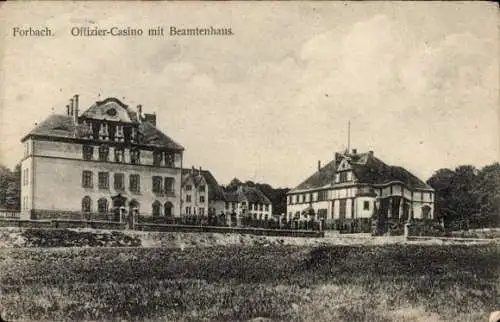 Ak Forbach im Schwarzwald, Offizier-Casino, Beamtenhaus