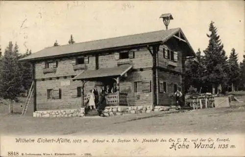 Ak Hohe Wand Niederösterreich, Wilhelm-Eichert-Hütte