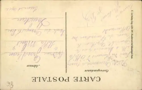 Wappen Ak General Gallieni, Portrait