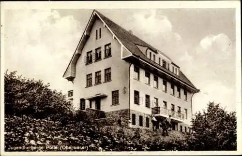 Ak Polle an der Weser in Niedersachsen, Jugendherberge