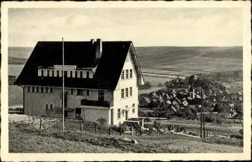 Ak Polle an der Weser in Niedersachsen, Blick auf die Jugendherberge