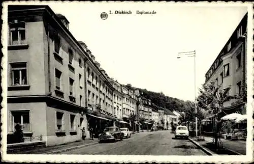 Ak Diekirch Luxemburg, Esplanade