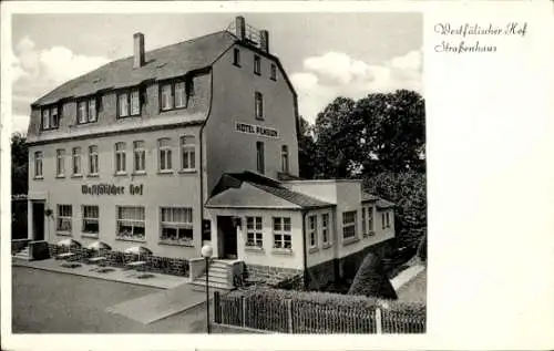 Ak Rengsdorf in Rheinland Pfalz, Hotel Westfälischer Hof, Inh. Heinrich Schuh