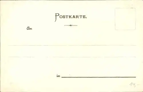 Künstler Litho Reiss, Fritz, Praha Prag, Wenzelskapelle, Schneelandschaft, Dämmerung