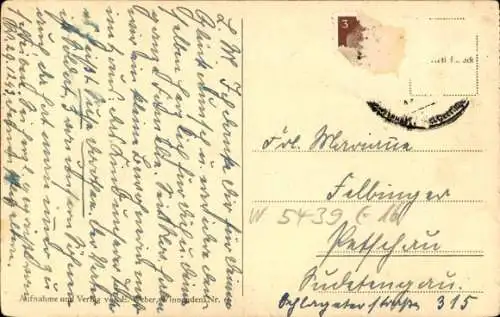 Ak Winnenden in Württemberg, Marktplatz, Kirche, Cafe