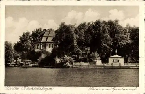 Ak Berlin Köpenick Friedrichshagen, Spreetunnel, Teilansicht