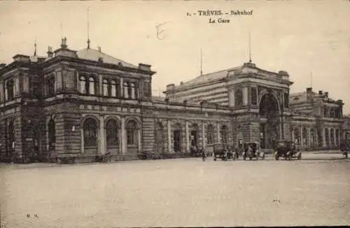 Ak Trier an der Mosel, Bahnhof