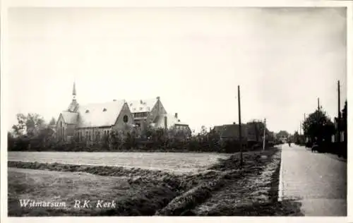 Ak Witmarsum Friesland Niederlande, Kerk