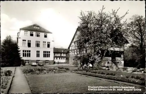 Ak Olsberg im Sauerland, Kneipp-Sanatorium Dr. med. August Grüne