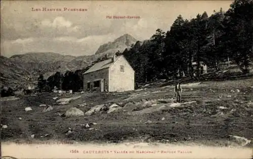 Ak Cauterets Hautes Pyrénées, Vallee du Marcadau, Refuge Vallon, Pic Bernat-Barran