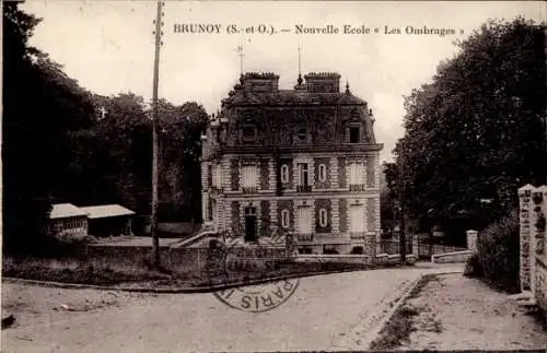 Ak Brunoy Essonne, Nouvelle Ecole Les Ombrages