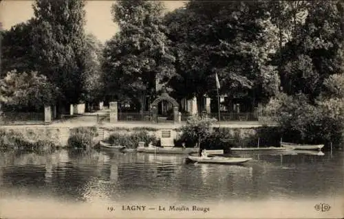 Ak Lagny, Le Moulin Rouge