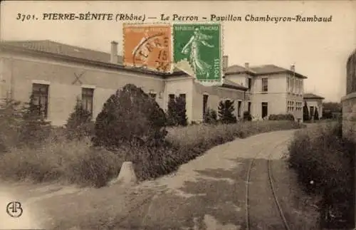 Ak Pierre Bénite Rhône, Le Perron, Pavillon Chambeyron-Rambaud