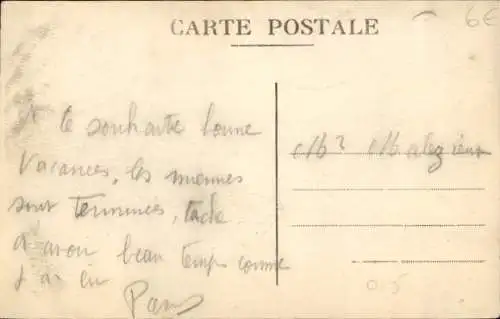 Ak Creil Oise, vue d'amont