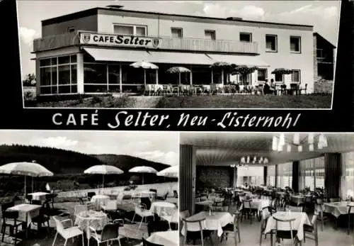 Ak Neu Listernohl Attendorn im Sauerland, Biggetalsperre, Cafe Selter