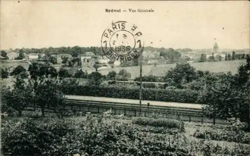 Ak Bréval Yvelines, Gesamtansicht